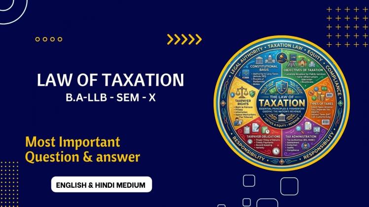 Law of Taxation